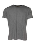Dolce & Gabbana Gray Cotton Crew Neck Short Sleeves T-shirt - Eljoys Fashion 