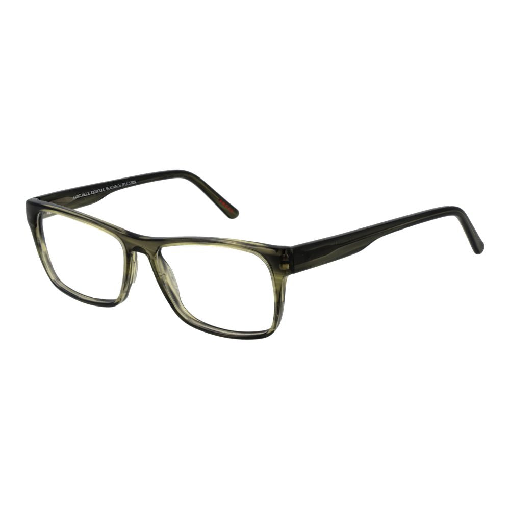 Andy Wolf Bicolor acetate glasses frames with bold, stylish design and contrasting colors, displayed on a white background.