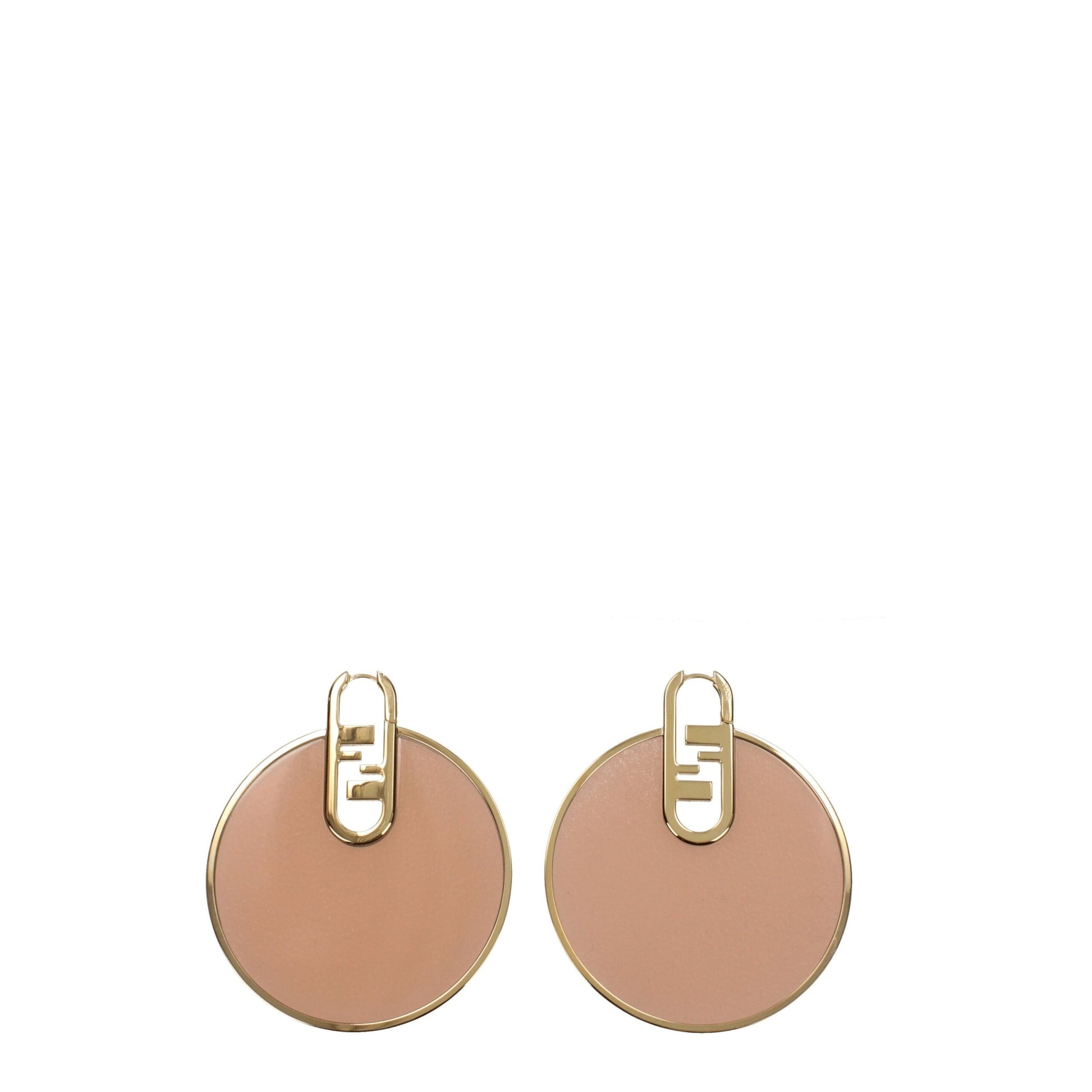 Fendi Pink Plexiglass Earrings Fendi