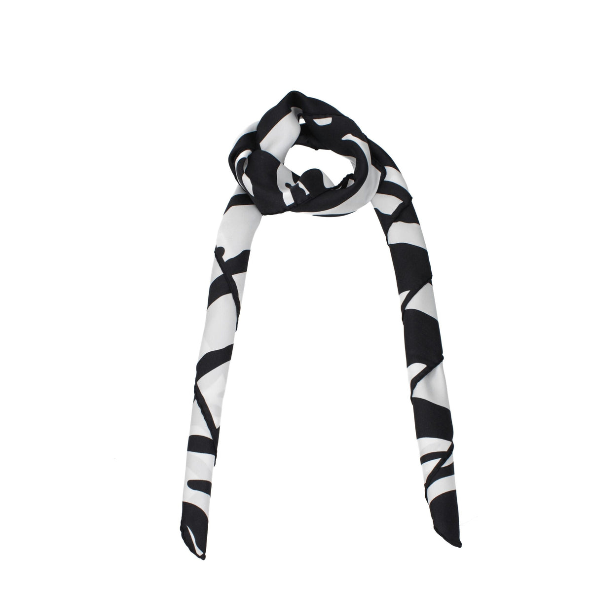 Dolce & Gabbana Black Silk Foulard Dolce & Gabbana