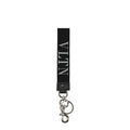 Valentino Garavani Black Fabric Keychain Valentino Garavani