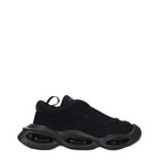Dolce & Gabbana black fabric chunky sneakers with thick soles and stylish design, perfect for casual and fashion-forward looks.