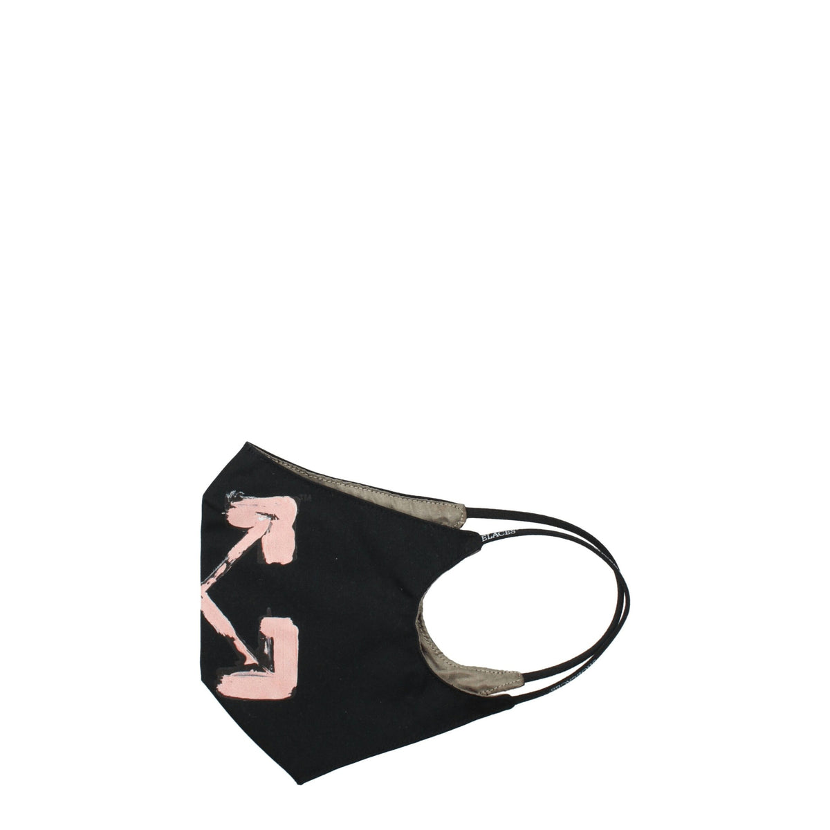 Off-White Black Cotton Facemask Off-White