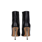Off-White Black Leather Ankle Boots Off-White