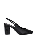 Max Mara Black Leather High Heel Pumps Max Mara