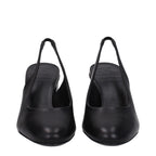 Max Mara Black Leather High Heel Pumps Max Mara