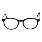 Andy Wolf black acetate glasses frames with sleek design and clear lenses, showcasing modern eyewear style.