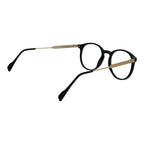 Andy Wolf black acetate glasses frames with clear lenses, stylish and modern eyewear for a sophisticated look.