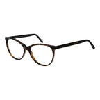 Andy Wolf brown acetate glasses frames with rounded design and clear lenses, stylish eyewear for everyday wear.