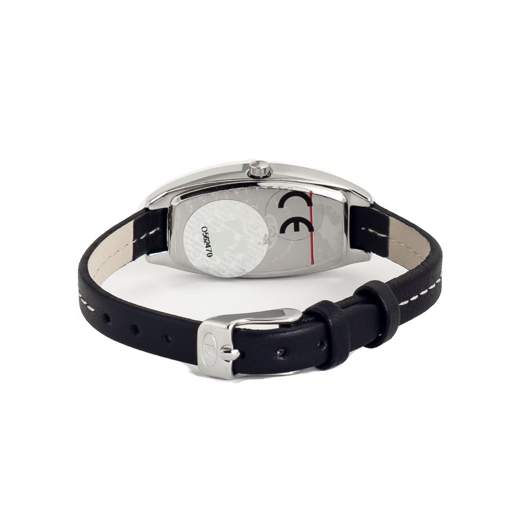 Time Force Black Leather Dress Watch Time Force