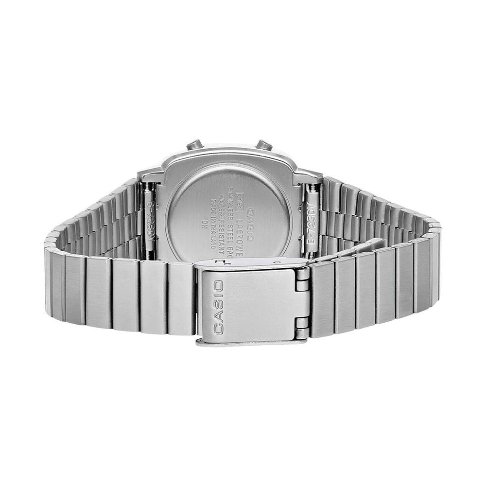 Casio Gray Stainless Steel Digital Watch Casio