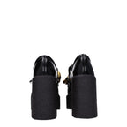 Stella McCartney Black Leather Platform Loafers Stella McCartney