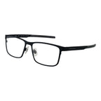 Land Rover black stainless steel glasses frames with sleek design and clear lenses, suitable for stylish eyewear.