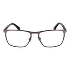 Land Rover gray stainless steel glasses with clear glass frames, stylish and durable eyewear for everyday wear