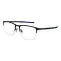 Land Rover blue stainless steel glasses frames with sleek design and modern style, suitable for prescription or reading glasses.
