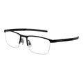 Land Rover blue stainless steel glasses frames with sleek design and metal accents, suitable for stylish eyewear.