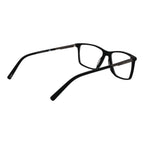 Land Rover black acetate eyeglass frames with sleek design and clear lenses, stylish and durable for everyday wear.