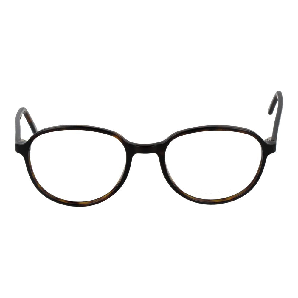 Andy Wolf brown acetate glasses frames, stylish and lightweight, shown on a white background.