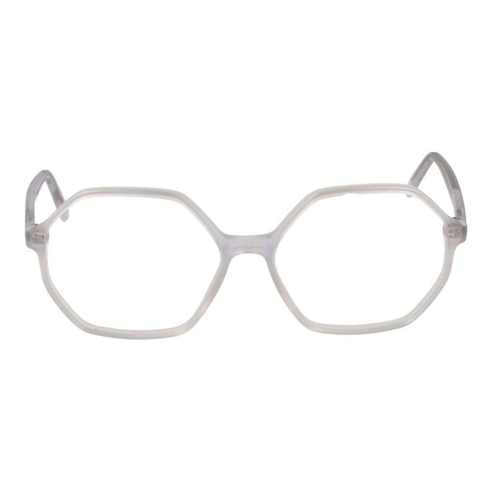 Andy Wolf white acetate eyeglass frames with clear lenses, stylish and modern design for everyday wear.