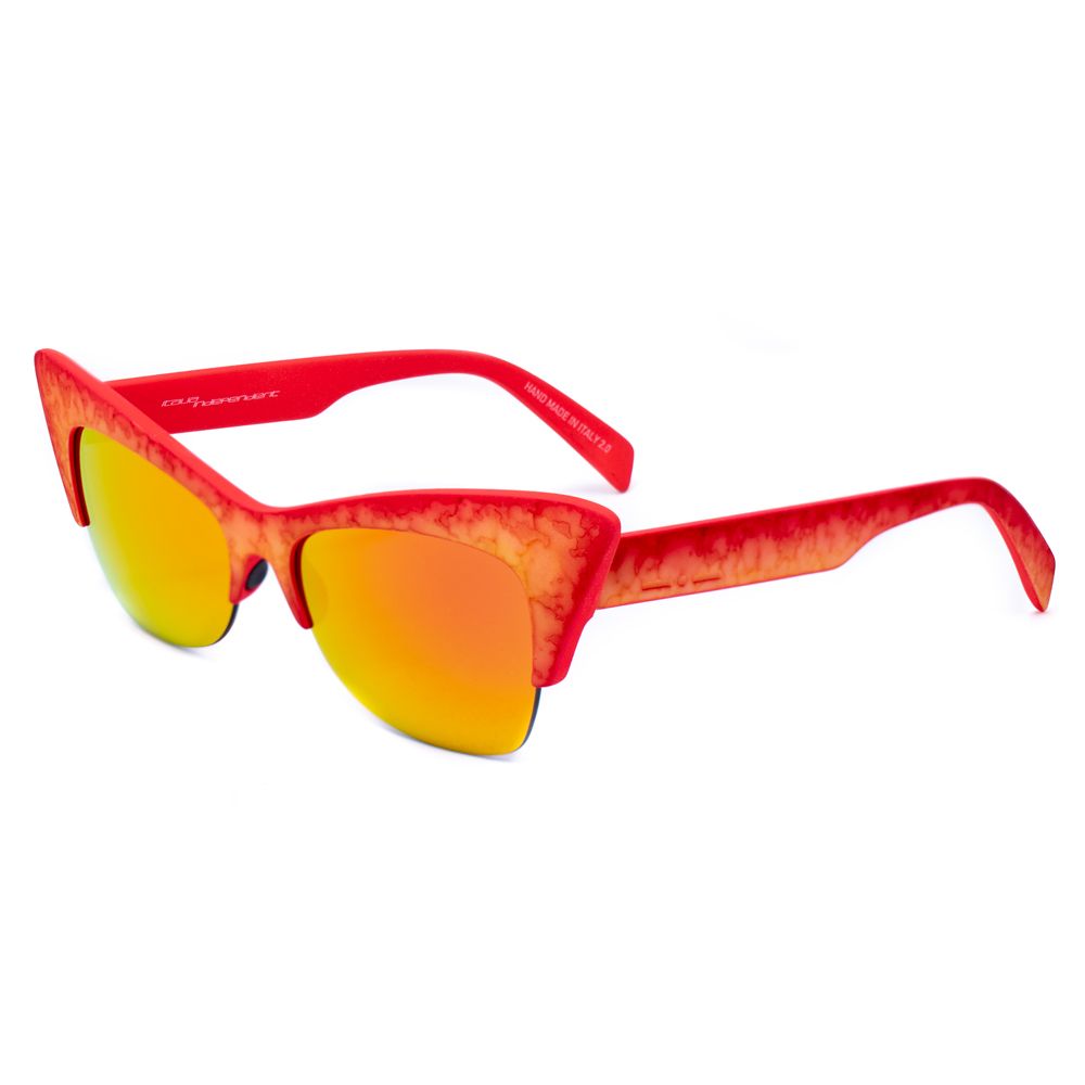 Italia Independent Red Acetate Sunglasses Italia Independent