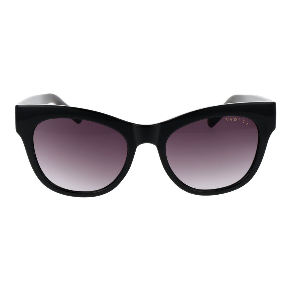 Radley black polycarbonate sunglasses with sleek frame and dark lenses, stylish eyewear for sun protection.
