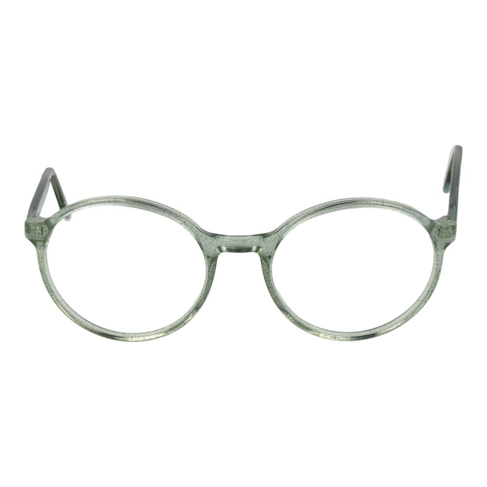 Andy Wolf turquoise acetate glasses frames showing sleek, modern design with transparent turquoise accents and stylish temples.