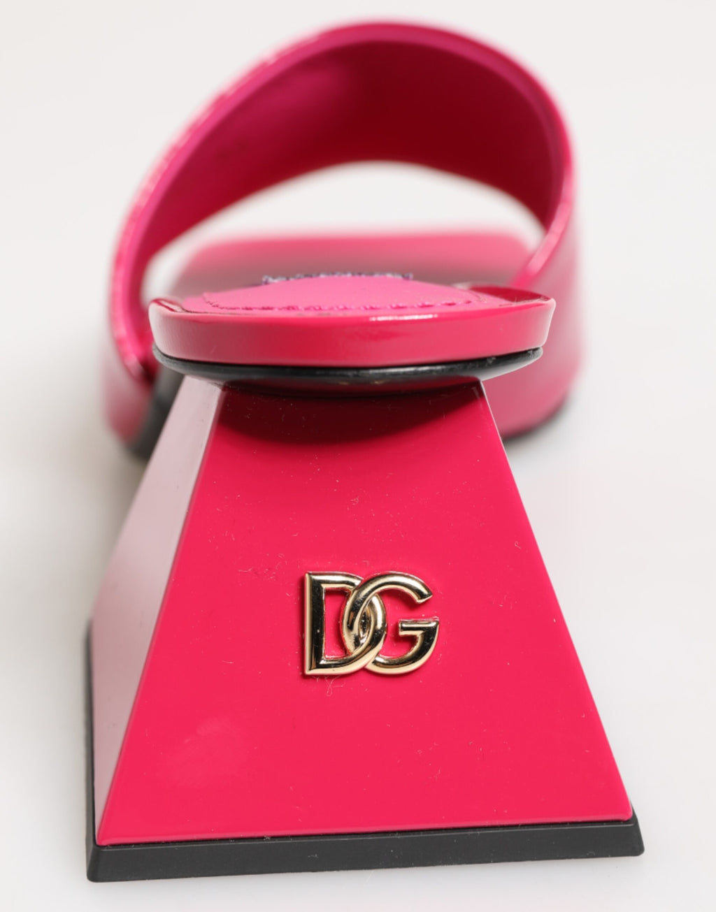 Dolce & Gabbana Pink Open Toe Block Heel Mules Sandals Shoes - Eljoys Fashion 