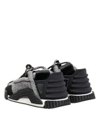 Dolce & Gabbana Black Gray NS1 Low Top Sneakers Shoes - Eljoys Fashion 