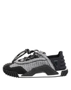 Dolce & Gabbana Black Gray NS1 Low Top Sneakers Shoes - Eljoys Fashion 