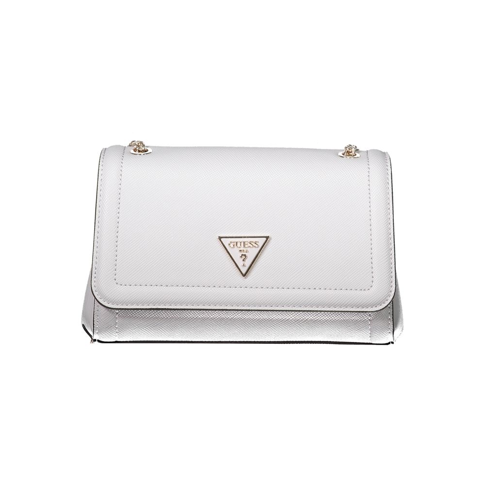 Guess Jeans Grigio Poliuretano Women Handbag Guess Jeans