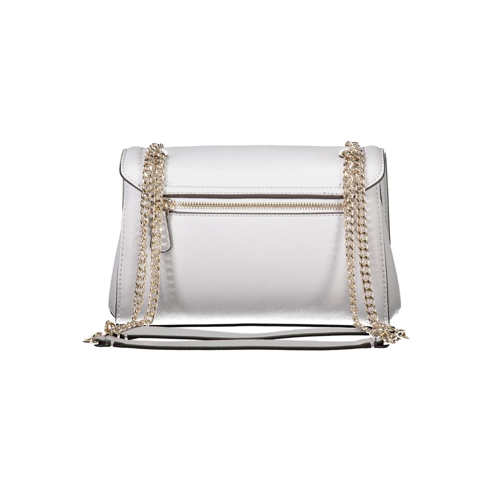Guess Jeans Grigio Poliuretano Women Handbag Guess Jeans