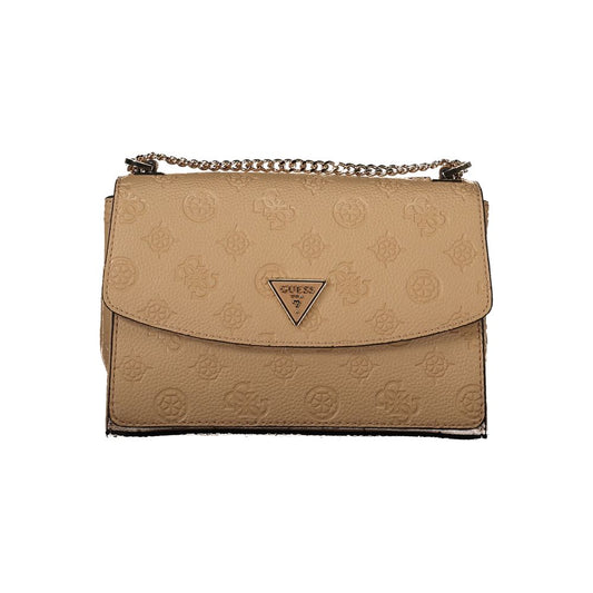 Guess Jeans Beige Polyethylene Handbag Guess Jeans