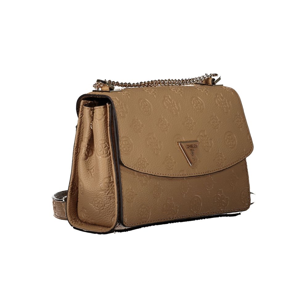 Guess Jeans Beige Polyethylene Handbag Guess Jeans