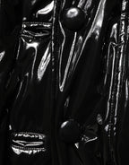 Dolce & Gabbana Polyester Black Quilted Puffer Coat  Jacket - Eljoys Fashion 