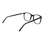 Andy Wolf black acetate glasses frames shown, featuring sleek design and clear lenses, perfect for stylish eyewear.