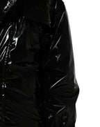 Dolce & Gabbana Black Polyester Quilted Puffer Coat Jacket - Eljoys Fashion 
