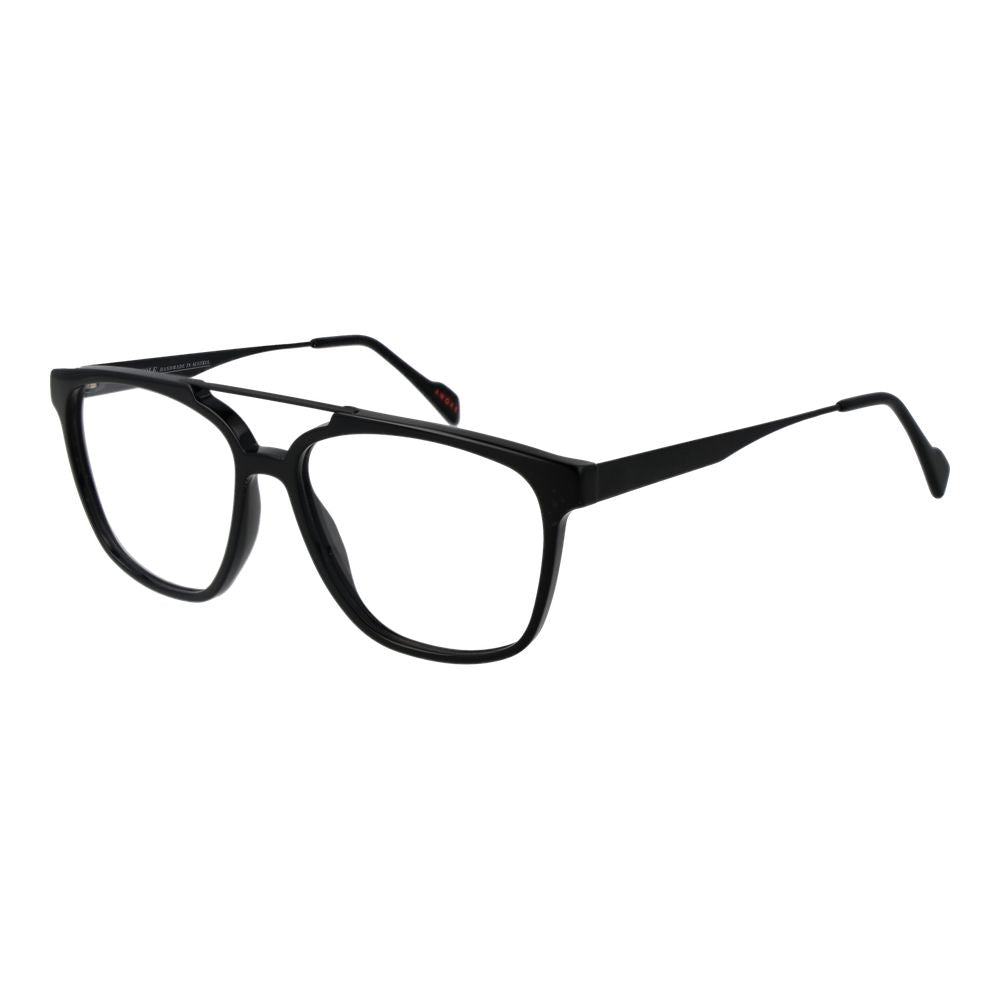 Andy Wolf Black Metal Glasses Frames