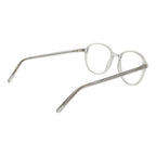 Andy Wolf transparent acetate glasses frames showing sleek, modern design with clear lenses and minimalistic style.