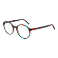 Andy Wolf multicolor acetate glasses frames with bold, vibrant design and clear lenses, showcasing modern eyewear style.