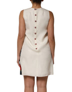 Dolce & Gabbana Multicolor Crystal Embellished Mini Dress - Eljoys Fashion 