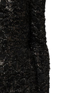 Dolce & Gabbana Black Sequin Bouclé Tweed Sheath Dress - Eljoys Fashion 