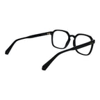Polaroid black polyamide glasses frames with sleek, lightweight design and clear lens details visible.