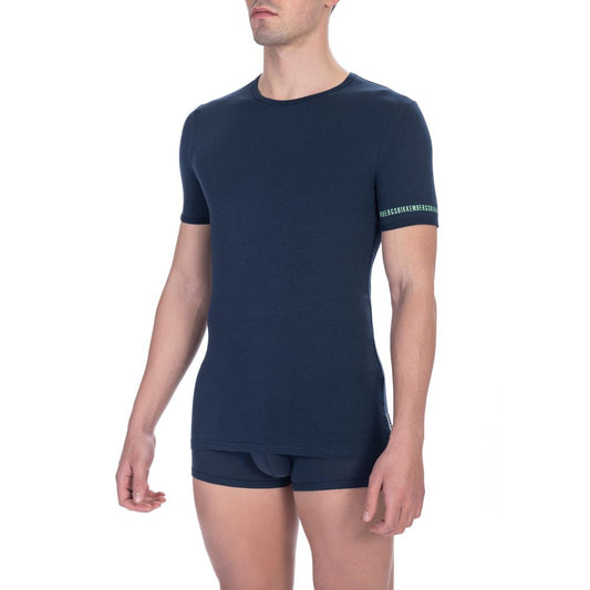 Bikkembergs Black Cotton Men's T-Shirt Bikkembergs