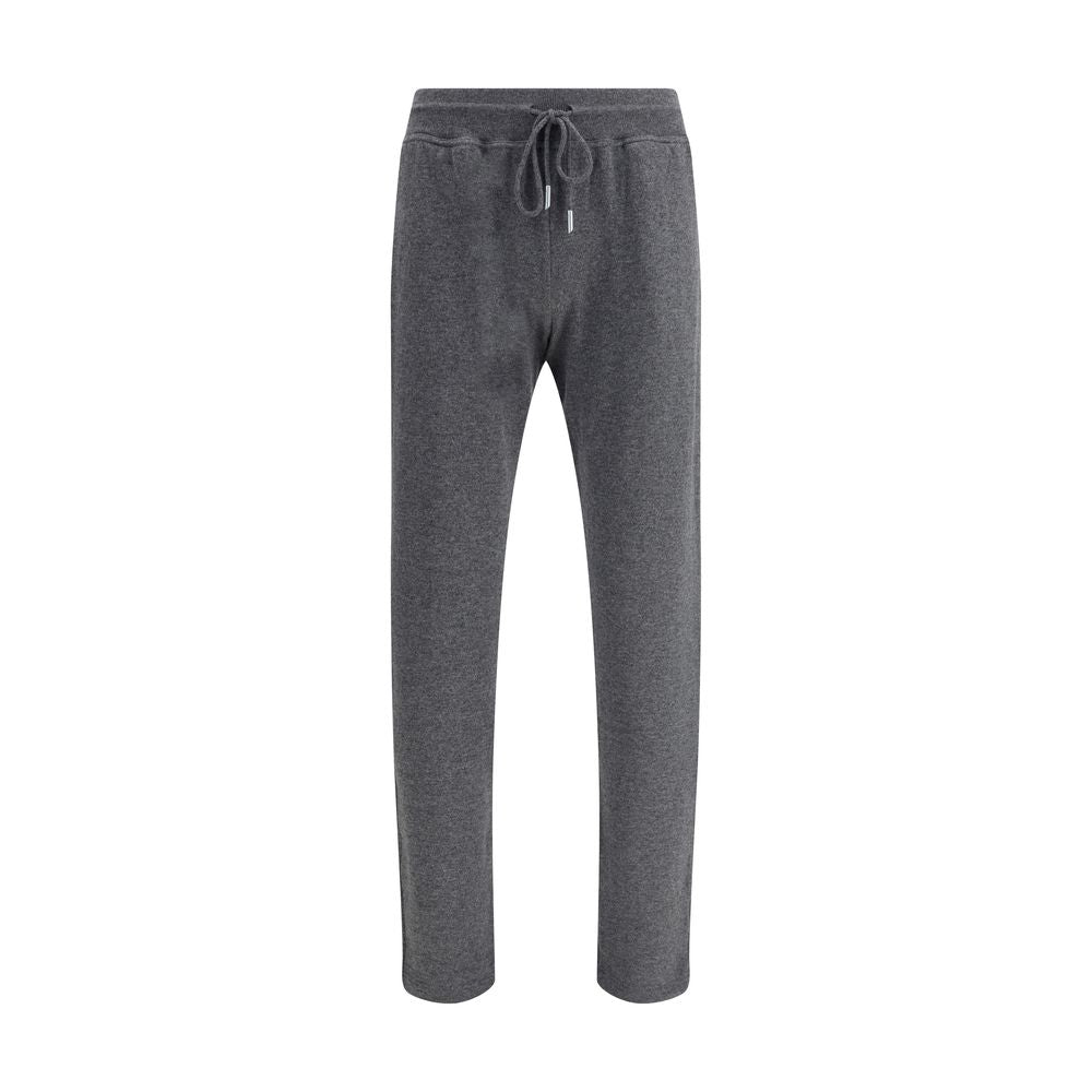 Kiton Gray Cashmere Casual Pants Kiton