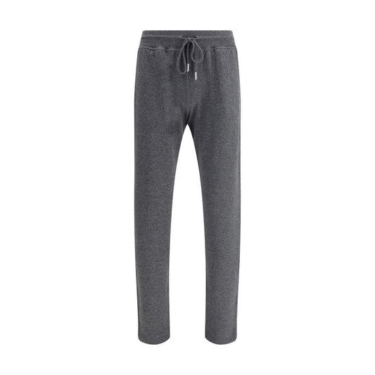 Kiton Gray Cashmere Casual Pants Kiton