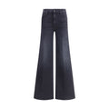 Mother Denim Black Cotton Jeans Denim Mother Denim