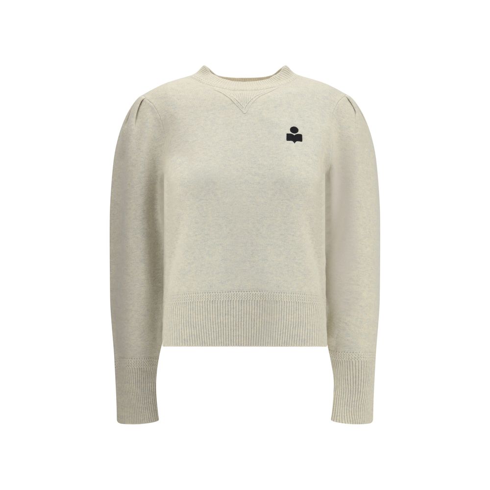 Marant Etoile Cream Cotton Sweatshirt Marant Etoile