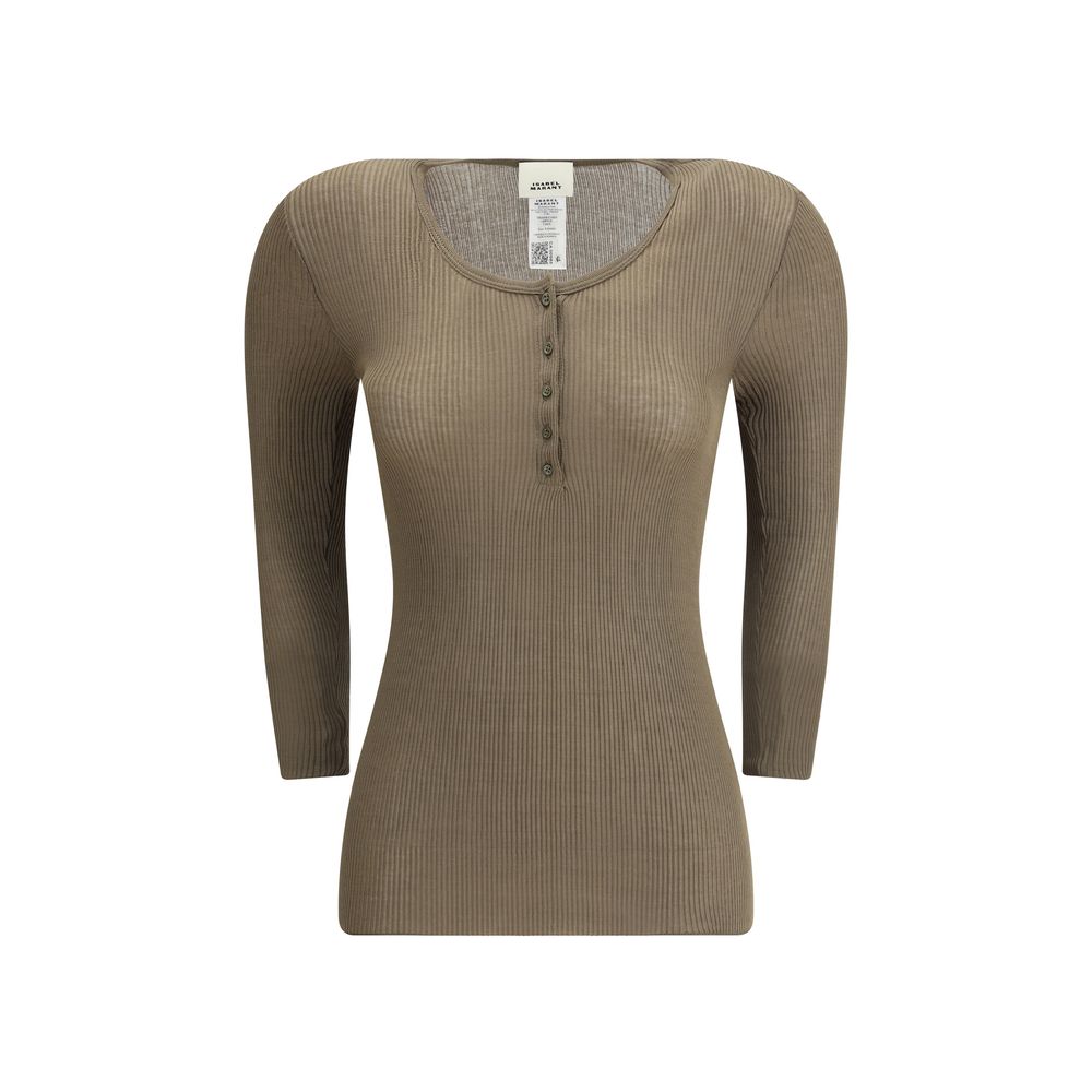 Isabel Marant Bicolor Cotton Top Isabel Marant