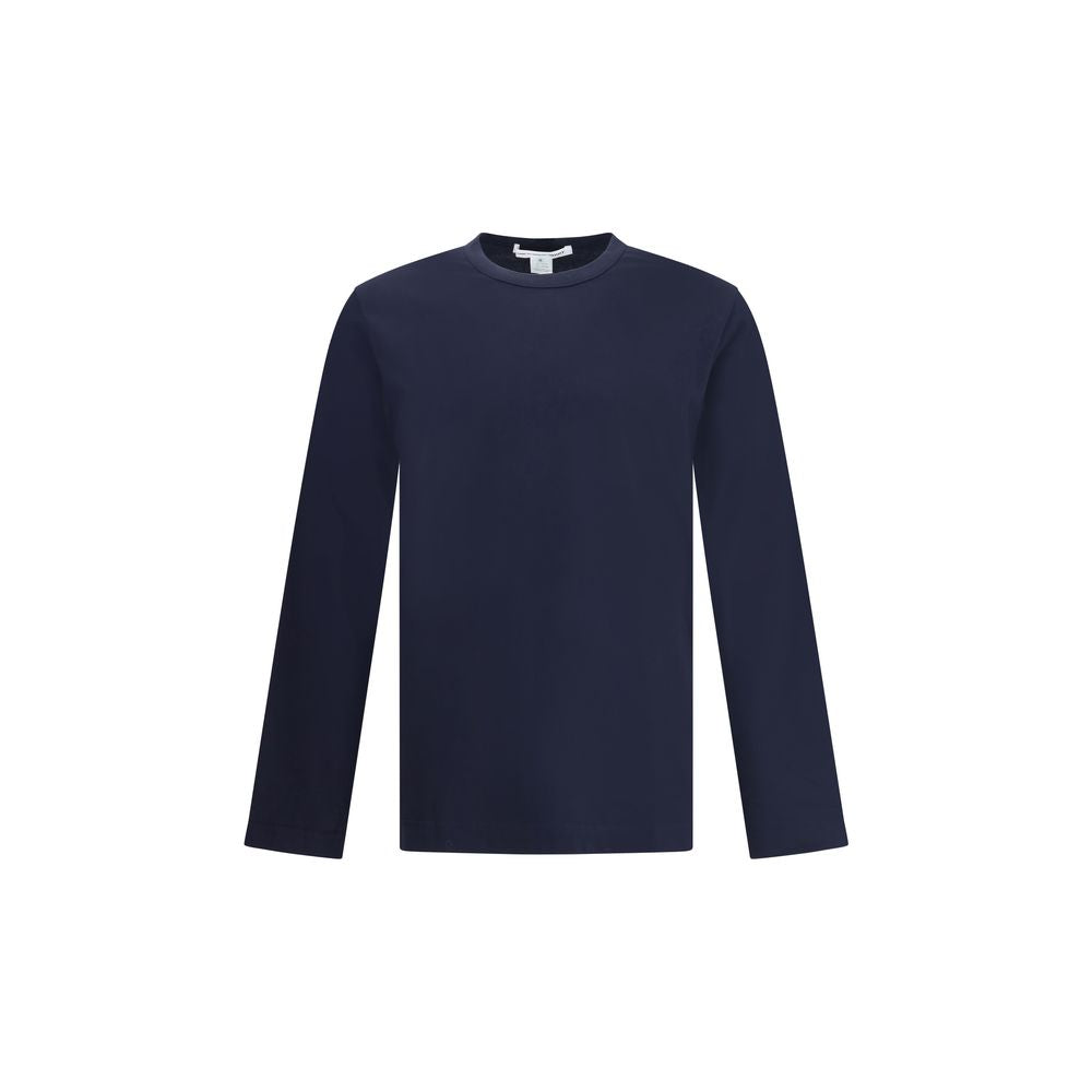 Comme Des Garçons Blue Cotton Long Sleeve T-Shirt Comme Des Garçons