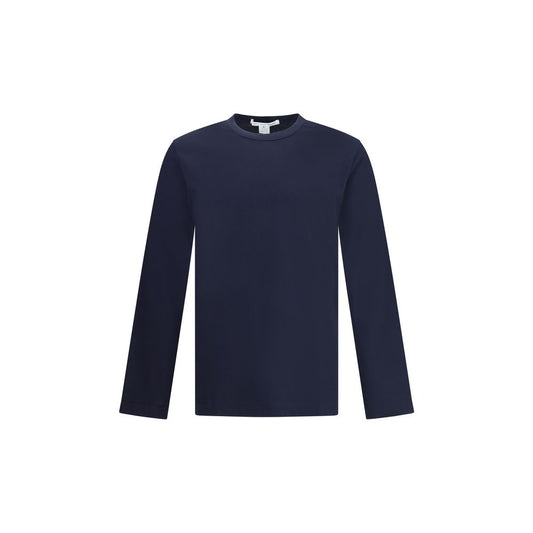 Comme Des Garçons Blue Cotton Long Sleeve T-Shirt Comme Des Garçons